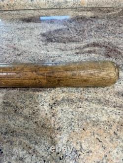 Vintage 1908-1914 ERA Spalding Record Wooden Baseball Bat Very Used In The ERA