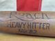 Vintage 1910s Aj Reach Co. Wood Baseball Bat Heavy Hitter No. 82 Model 35 Antique