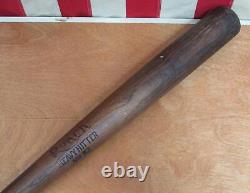 Vintage 1910s AJ Reach Co. Wood Baseball Bat Heavy Hitter No. 82 Model 35 Antique