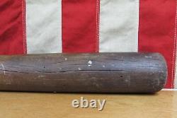 Vintage 1910s AJ Reach Co. Wood Baseball Bat Heavy Hitter No. 82 Model 35 Antique