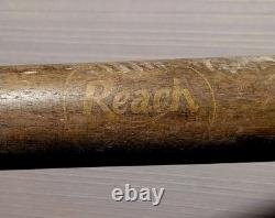 Vintage 1910s AJ Reach Wood Baseball Bat SB12 Blaster