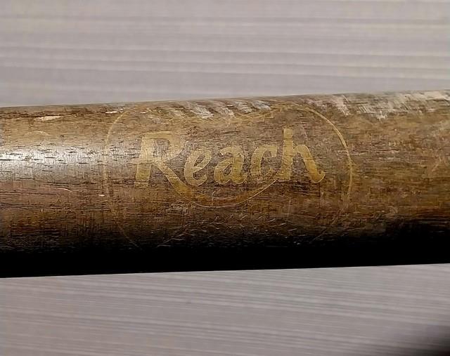 Vintage 1910s Aj Reach Wood Baseball Bat Sb12 Blaster