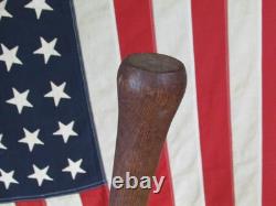 Vintage 1910s Antique Hand Turned Wood Baseball Bat Unusual Grip Knob 36 Nice Vintage 1910s Antique Hand Turned Wood Baseball Bat Unusual Grip Knob 36 Nice