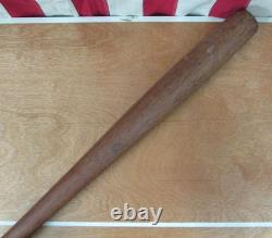 Vintage 1910s Antique Hand Turned Wood Baseball Bat Unusual Grip Knob 36 Nice Vintage 1910s Antique Hand Turned Wood Baseball Bat Unusual Grip Knob 36 Nice