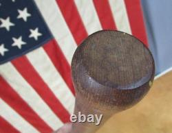Vintage 1910s Antique Hand Turned Wood Baseball Bat Unusual Grip Knob 36 Nice Vintage 1910s Antique Hand Turned Wood Baseball Bat Unusual Grip Knob 36 Nice