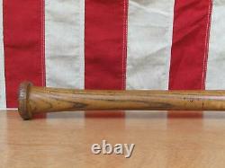 Vintage 1910s Antique Handcrafted Wood Baseball Bat'S' Brand 35 Great Display