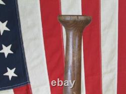 Vintage 1910s Antique Wood Town Baseball Bat Hand Turned Large Grip Knob 32 Vintage 1910s Antique Wood Town Baseball Bat Hand Turned Large Grip Knob 32