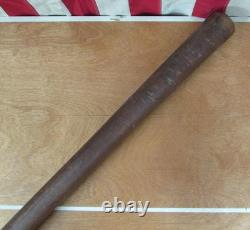 Vintage 1910s Antique Wood Town Baseball Bat Hand Turned Large Grip Knob 32 Vintage 1910s Antique Wood Town Baseball Bat Hand Turned Large Grip Knob 32