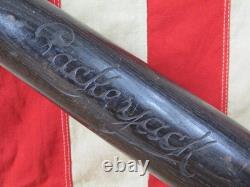 Vintage 1910s Cracker Jack Hillerich Bradsby Professional Decal Baseball Bat 35