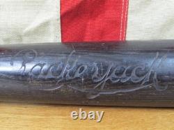 Vintage 1910s Cracker Jack Hillerich Bradsby Professional Decal Baseball Bat 35