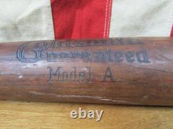 Vintage 1910s Goldsmith Guaranteed Antique Wood Baseball Bat Model A 34 Nice Vintage 1910s Goldsmith Guaranteed Antique Wood Baseball Bat Model A 34 Nice