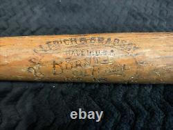 Vintage 1910s Hillerich & Bradsby'Champion' Wood Baseball Bat No. 16 Antique 34
