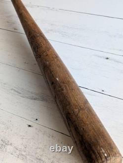 Vintage 1910s Hillerich & Bradsby Wood Safe Hit Baseball Bat