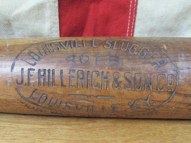 Vintage 1910s Louisville Slugger Baseball Bat Hof Frank Home Run Baker Decal 33