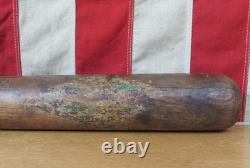 Vintage 1910s Louisville Slugger Baseball Bat HOF Frank Home Run Baker Decal 33