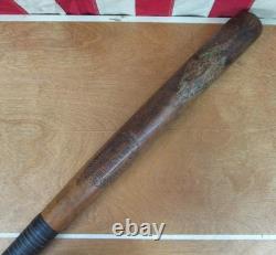 Vintage 1910s Louisville Slugger Baseball Bat HOF Frank Home Run Baker Decal 33
