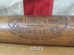 Vintage 1910s Louisville Slugger Baseball Bat HOF Frank Home Run Baker Decal 33