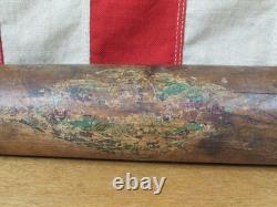 Vintage 1910s Louisville Slugger Baseball Bat HOF Frank Home Run Baker Decal 33