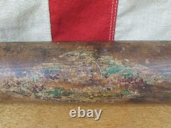 Vintage 1910s Louisville Slugger Baseball Bat HOF Frank Home Run Baker Decal 33