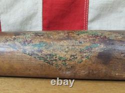 Vintage 1910s Louisville Slugger Baseball Bat HOF Frank Home Run Baker Decal 33
