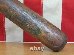 Vintage 1910s Mascot Wood Decal Baseball Bat Hilton Collins Co. Tim Hendryx 34