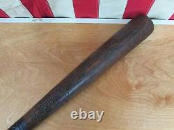 Vintage 1910s Professional League Wood Baseball Bat Hillerich & Bradsby Co. 33