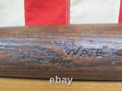 Vintage 1910s Professional League Wood Baseball Bat Hillerich & Bradsby Co. 33