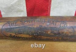 Vintage 1910s Sanford Bat Co. Wood Baseball Bat League Model 45 Jos. E. Miller 35