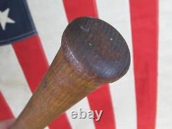 Vintage 1910s Sanford Bat Co. Wood Baseball Bat League Model 45 Jos. E. Miller 35