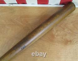 Vintage 1910s Spalding Wood Antique Baseball Bat 250Y Model 35 Great Shape