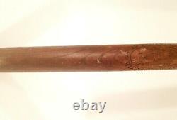 Vintage 1916 -1923 Hillerich Bradsby Baseball Bat With Playground In Center Oval