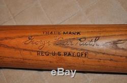Vintage 1920's Babe Ruth Hillerich & Bradsby Baseball Bat NY Yankees H&B Old