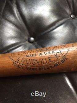Vintage 1920's Babe Ruth Hillerich and Bradsby Louisville Slugger Baseball Bat