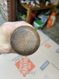 Vintage 1920's M. R. Campbell Official Logo Tullahoma-Tenn Baseball Bat Nice