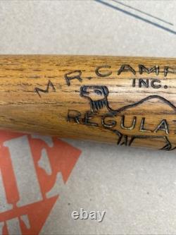Vintage 1920's M. R. Campbell Official Logo Tullahoma-Tenn Baseball Bat Nice