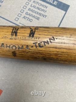 Vintage 1920's M. R. Campbell Official Logo Tullahoma-Tenn Baseball Bat Nice