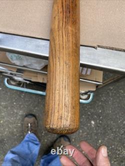 Vintage 1920's M. R. Campbell Official Logo Tullahoma-Tenn Baseball Bat Nice
