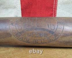 Vintage 1920s AG Spalding Bros Wood Socker Baseball Bat No. 186 Antique 31 Nice