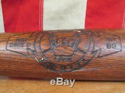 Vintage 1920s AJ Reach Co. Wood Baseball Bat No. 83 Antique 34 Great Display Rare