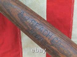 Vintage 1920s AJ Reach Co. Wood Baseball Bat No. 83 Model 35 Antique Great Shape