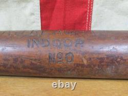 Vintage 1920s AJ Reach Co. Wood'Indoor' Baseball Bat No. 0 Model 33 Antique