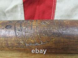 Vintage 1920s B & B Co. Wood Baseball Bat No. 40 Beehive Trademark 30 Rare Nice