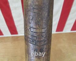 Vintage 1920s B & B Co. Wood Baseball Bat No. 40 Beehive Trademark 30 Rare Nice