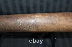 Vintage 1920s BURKE HANNA Wood Baseball Bat Amazing Look and Old Time Feel