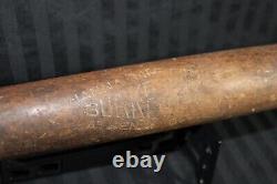 Vintage 1920s BURKE HANNA Wood Baseball Bat Amazing Look and Old Time Feel