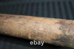 Vintage 1920s BURKE HANNA Wood Baseball Bat Amazing Look and Old Time Feel