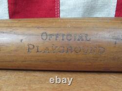 Vintage 1920s Ben Ratner Columbus Wood Baseball Bat Official Playground 34 Ohio Vintage 1920s Ben Ratner Columbus Wood Baseball Bat Official Playground 34 Ohio