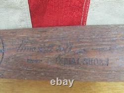 Vintage 1920s Bonnie Laddie Wood Baseball Bat Sundial Shoes Promo 34 Antique