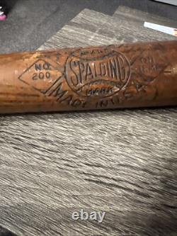 Vintage 1920s Charles Hollocher Spalding Autograph Model Baseball Bat No 200 32