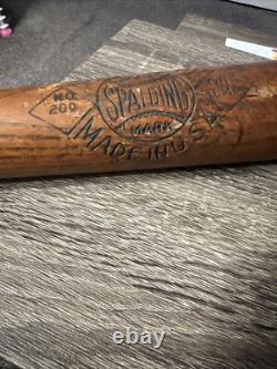 Vintage 1920s Charles Hollocher Spalding Autograph Model Baseball Bat No 200 32